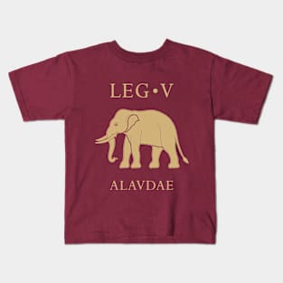 Imperial Roman Army - Legio V Alaudae Kids T-Shirt